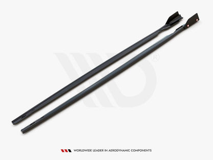 Side Skirts Diffusers V.2 + Flaps - Volkswagen Golf R Mk8