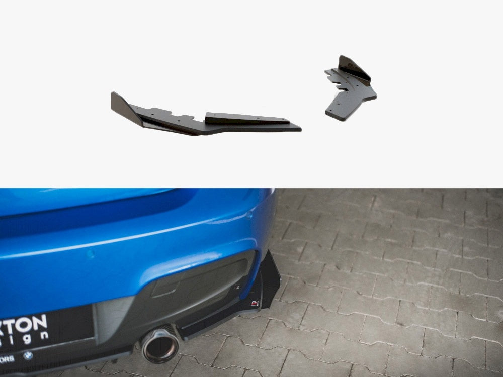 Street PRO Rear Side Splitters + Flaps - BMW M1 (35i F20)