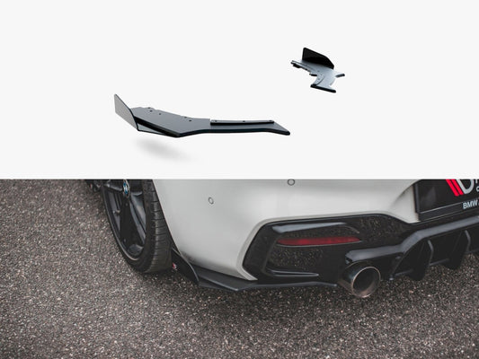 Street PRO Rear Side Splitters V.3 + Flaps - BMW 1 Series F20 (M140i)
