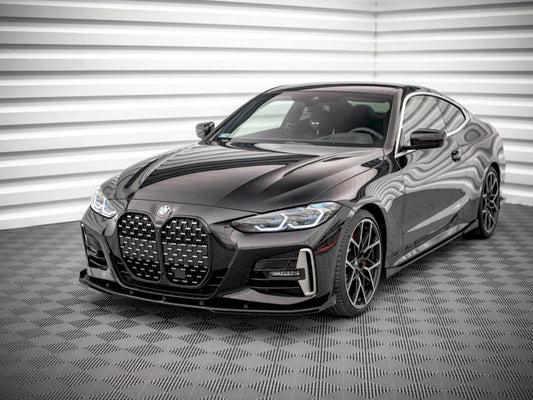 Street PRO Front Splitter + Flaps - BMW 4 Series (M-Pack / M440i G22 / G23 / G22 Facelift / G23 Facelift)