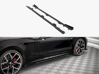 Street PRO Side Skirts Diffusers + Flaps - BMW 4 Series (M-Pack / M440i G22 / G23 / G22 Facelift / G23 Facelift)