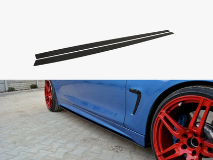 Racing Side Skirts Diffusers - BMW 4 Series (Coupe / Gran Coupe / Cabrio M-Pack F32 / F36 / F33)