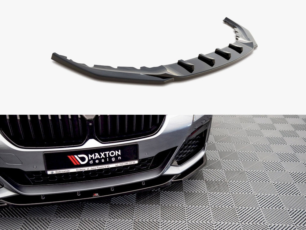 Front Splitter V2 - BMW 5 Series (M-Pack / M550i / M550d Sedan / Touring G30 / G31 Facelift)