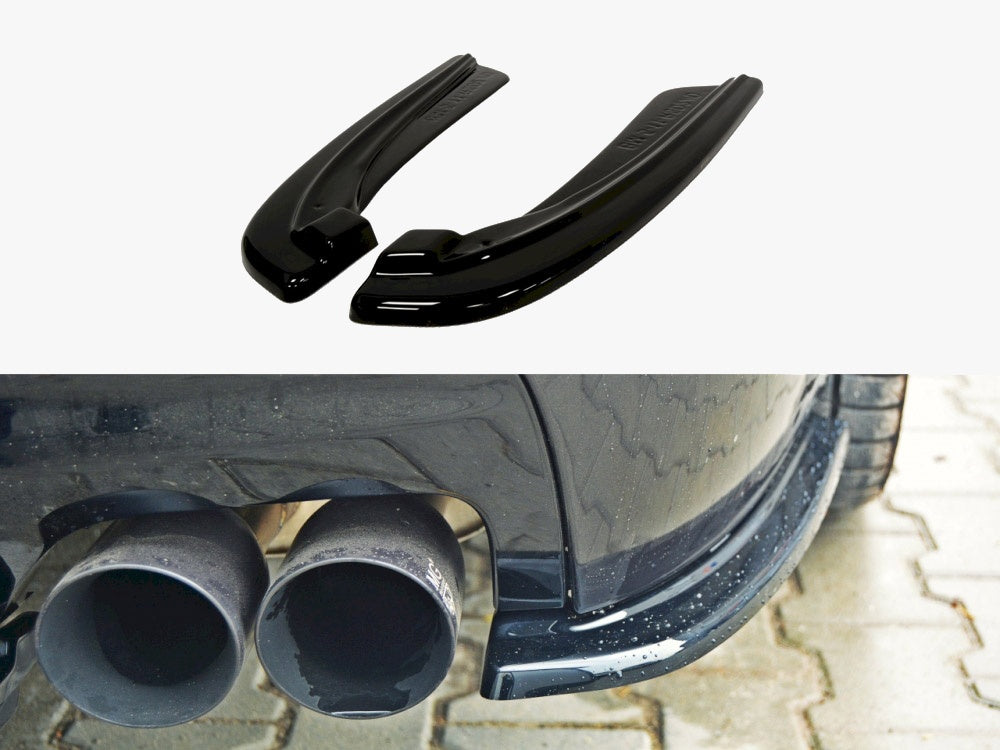 Rear Side Splitters - BMW 5 Series F11 (M-Pack (Fits TWO Double Exhaust Ends)