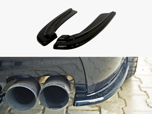 Rear Side Splitters - BMW 5 Series F11 (M-Pack (Fits TWO Double Exhaust Ends)