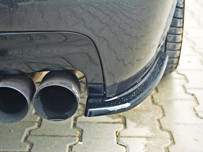 Rear Side Splitters - BMW 5 Series F11 (M-Pack (Fits TWO Double Exhaust Ends)