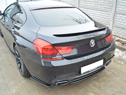 Central Rear Splitter (Vertical Bars) - BMW 6 Series (Gran Coupe M Sport)