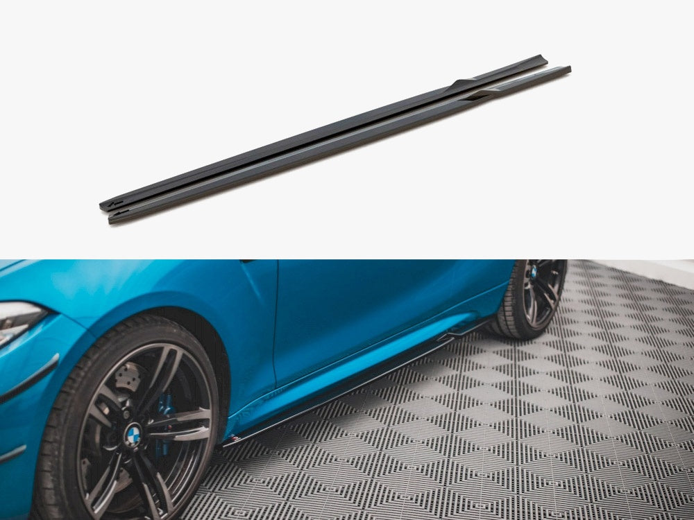 Side Skirts Diffusers V2 - BMW M2 F87