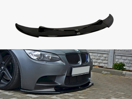 Front Splitter - BMW M3 E92 / E93 (Preface Model Fits M Performance Splitters) - Textured)