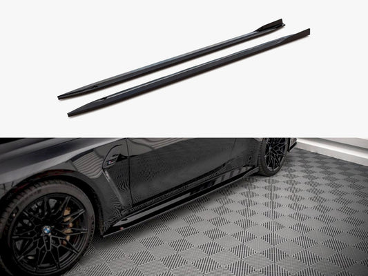 Side Skirt Diffusers V1 - BMW M4 G82 / G82 (Facelift)