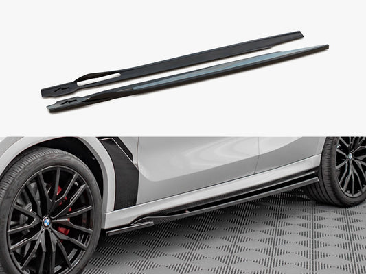 Side Skirts Diffusers - BMW X6 (M-Pack G06 / X6 M F96)