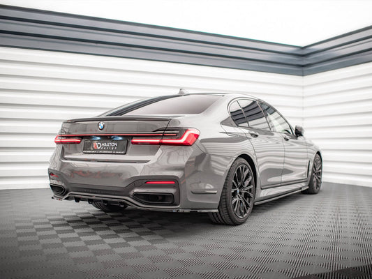 Rear Splitter (Vertical Bars) V1 - BMW 7 Series (M-Pack G11 / G12 Facelift)