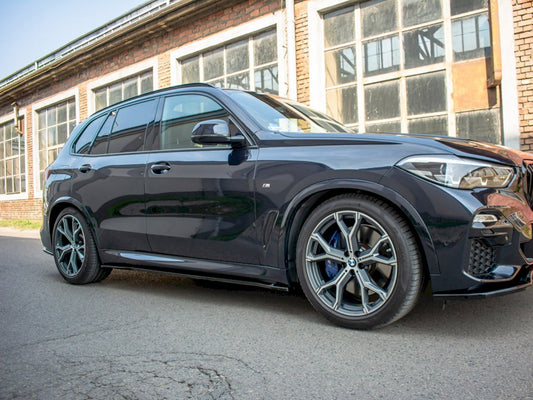 Side Skirts Diffusers - BMW X5 (M Sport G05 - Textured)