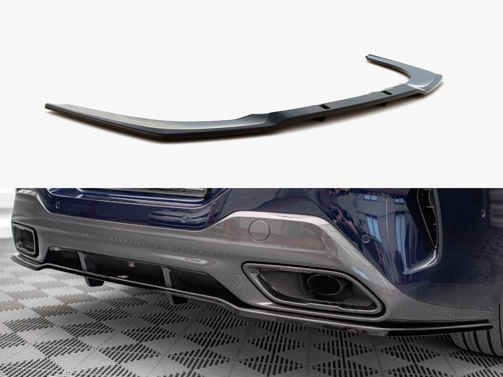 Central Rear Splitter (Vertical Bars) - BMW 8 Series (Gran Coupe M-Pack G16)