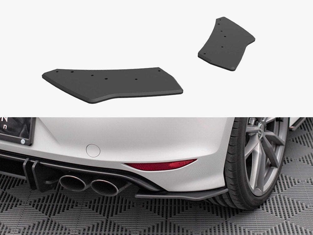 Street PRO Rear Side Splitters - Volkswagen Golf R Mk7