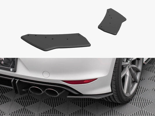 Street PRO Rear Side Splitters - Volkswagen Golf R Mk7