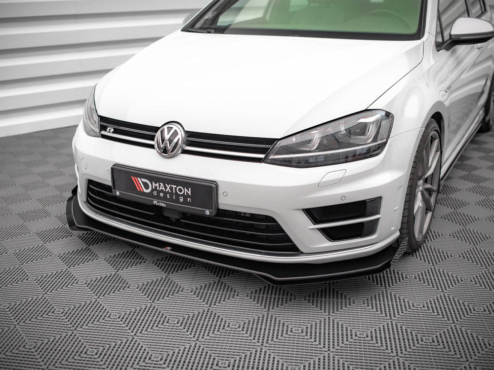 Street PRO Front Splitter V.1 + Flaps - Volkswagen Golf R Mk7