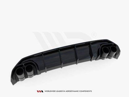 Rear Valance + Exhaust Ends Imitation - Audi A3 S Line Sportback 8Y
