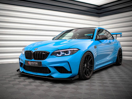 Street PRO Front Splitter V1 + Flaps - BMW M2 (Competition F87)