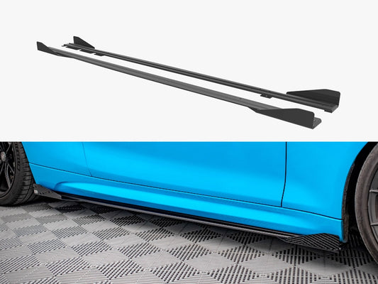 Street PRO Side Skirts Diffusers + Flaps - BMW M2 F87