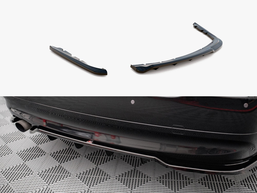 Central Rear Splitter (Vertical Bars) - BMW 3 Series (Sedan E90)