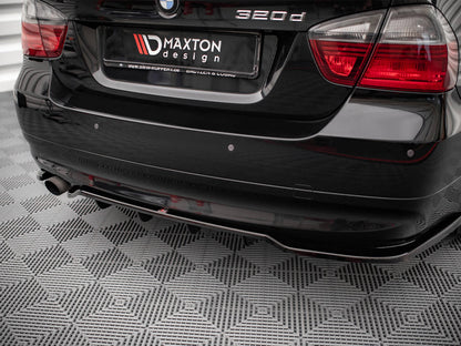 Central Rear Splitter (Vertical Bars) - BMW 3 Series (Sedan E90)