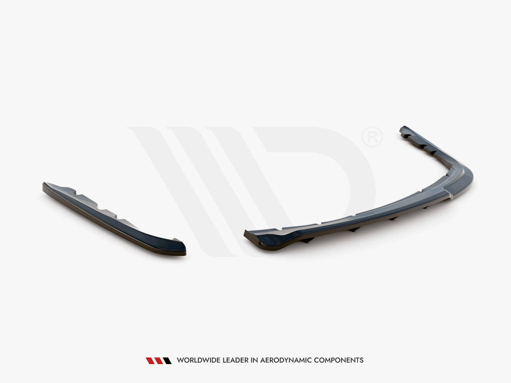 Central Rear Splitter (Vertical Bars) - BMW 3 Series (Sedan E90)