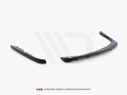 Central Rear Splitter (Vertical Bars) - BMW 3 Series (Sedan E90)