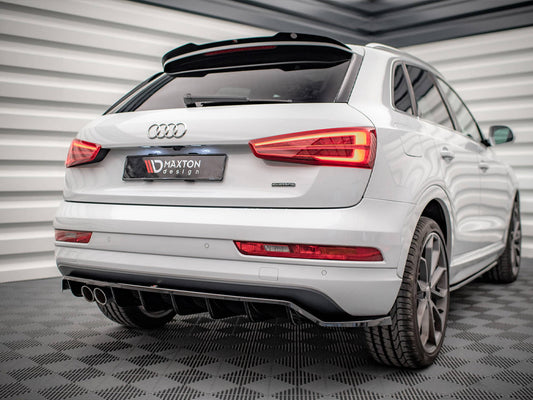 Rear Splitter (Vertical Bars) - Audi Q3 Sport 8U Facelift