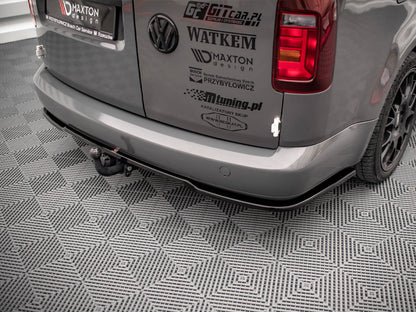 Central Rear Splitter - Volkswagen Caddy Long Mk3 Facelift