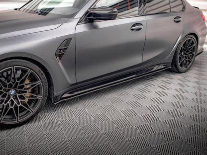 Street PRO Side Skirts Diffusers - BMW M3 (Sedan / Touring G80 / G81)