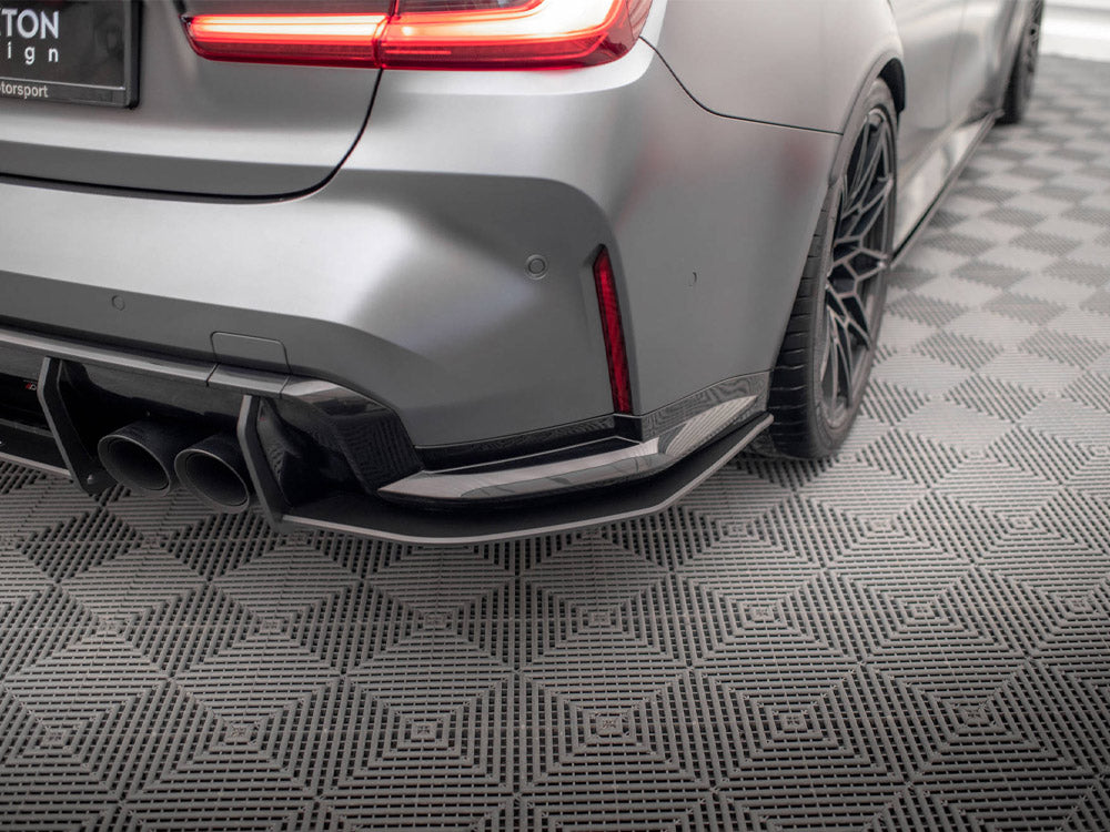 Street PRO Rear Side Splitters V1 - BMW M3 (Sedan / Touring G80 / G81)