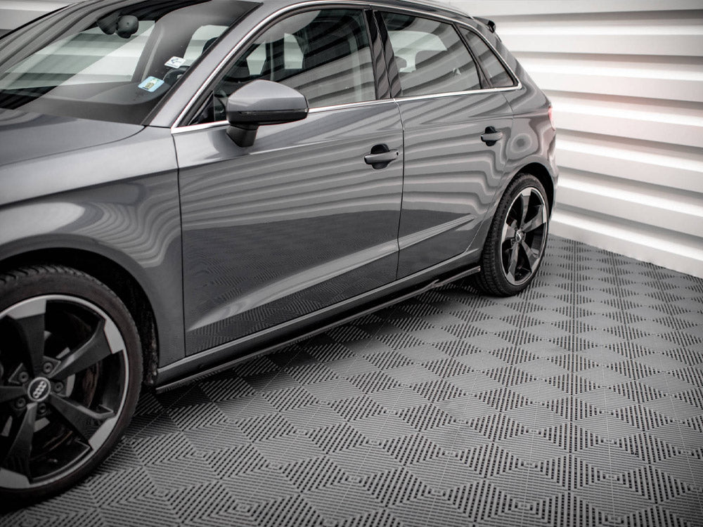 Side Skirts Diffusers - Audi A3 Sportback 8V