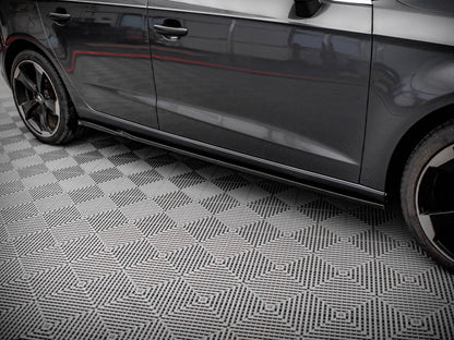 Side Skirts Diffusers - Audi A3 Sportback 8V