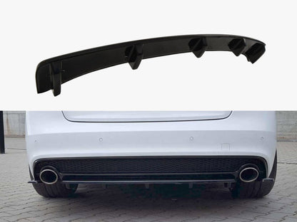Rear Splitter (Vertical Bars) - Audi A5 S Line 8T Facelift