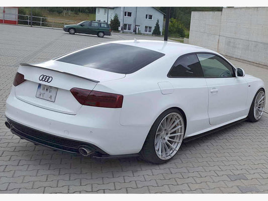 Central Rear Splitter (Vertical Bars) - Audi A5 S Line 8T FL Coupe / Sportback - Textured