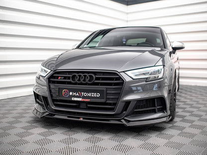 Front Splitter V.3 - Audi S3 / A3 S Line Sportback 8V Facelift