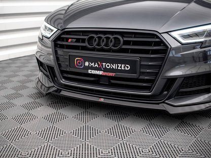 Front Splitter V.3 - Audi S3 / A3 S Line Sportback 8V Facelift