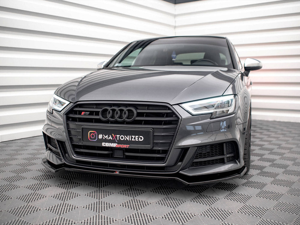 Front Splitter V.2 - Audi S3 / A3 S Line Sportback 8V Facelift