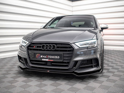 Front Splitter V.2 - Audi S3 / A3 S Line Sportback 8V Facelift