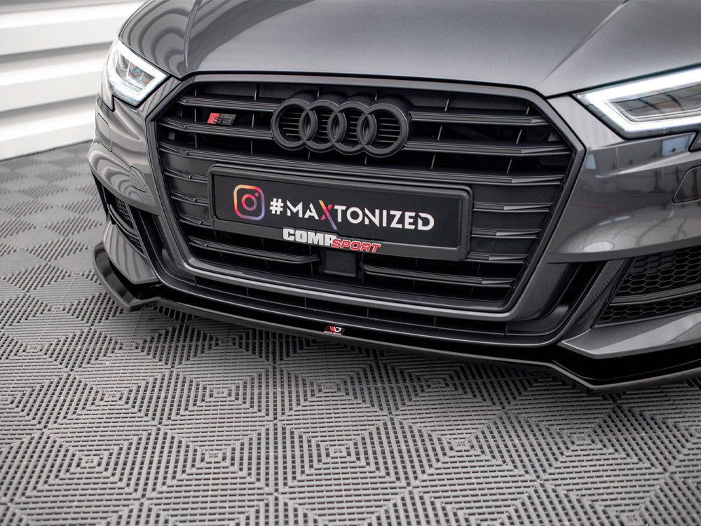 Front Splitter V.2 - Audi S3 / A3 S Line Sportback 8V Facelift