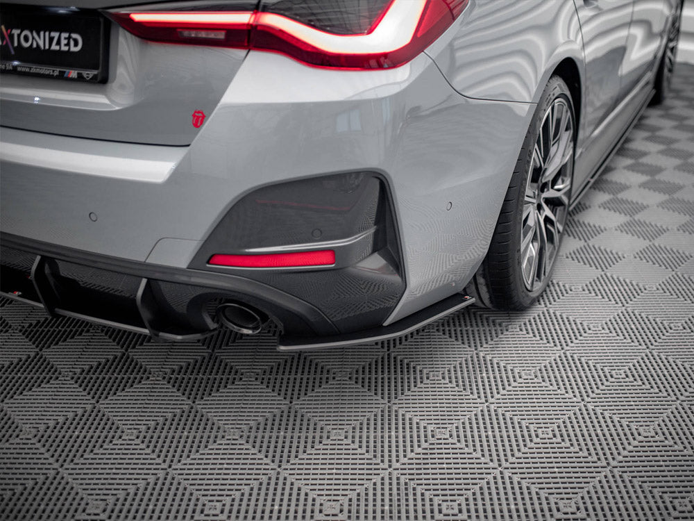 Street PRO Rear Side Splitters - BMW 4 Series (Gran Coupe M-Pack G26)