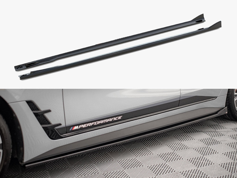 Side Skirts Diffusers V2 - BMW 4 Series (Gran Coupe M-Pack / M440i G26)