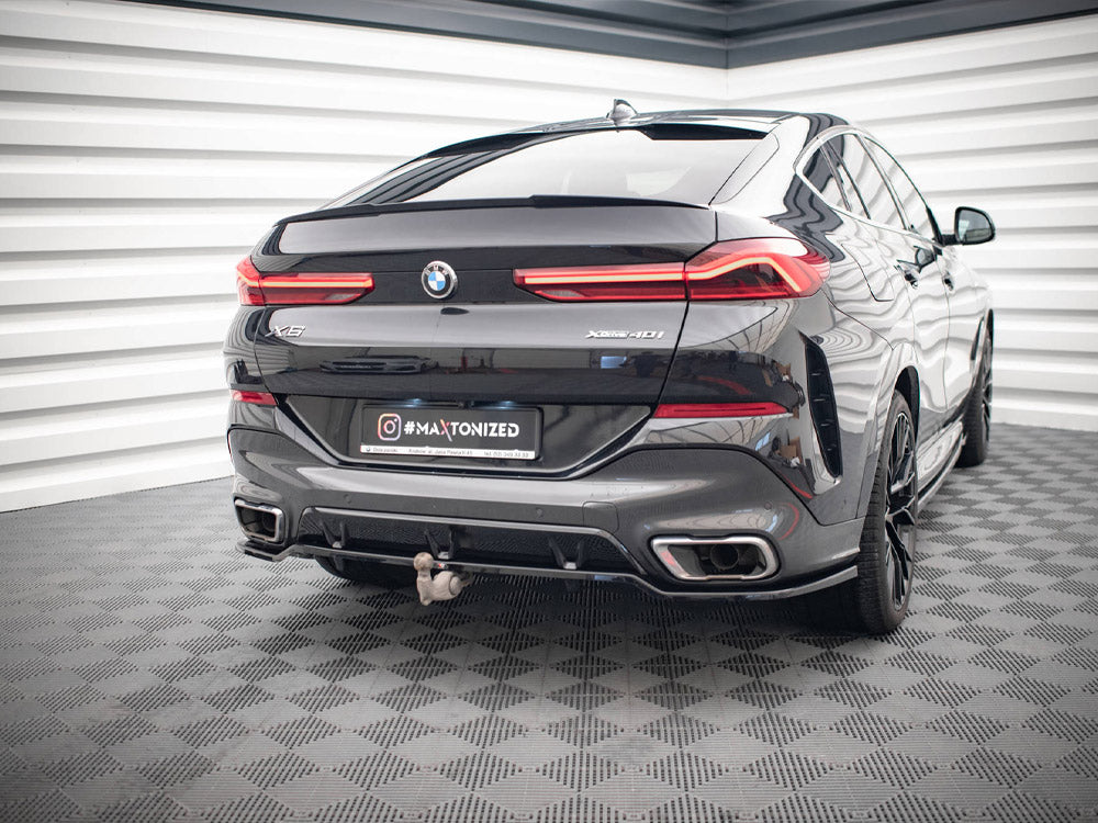Rear Splitter (Vertical Bars) V.3 - BMW X6 (M-Pack G06)