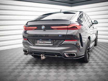 Rear Splitter (Vertical Bars) V.3 - BMW X6 (M-Pack G06)