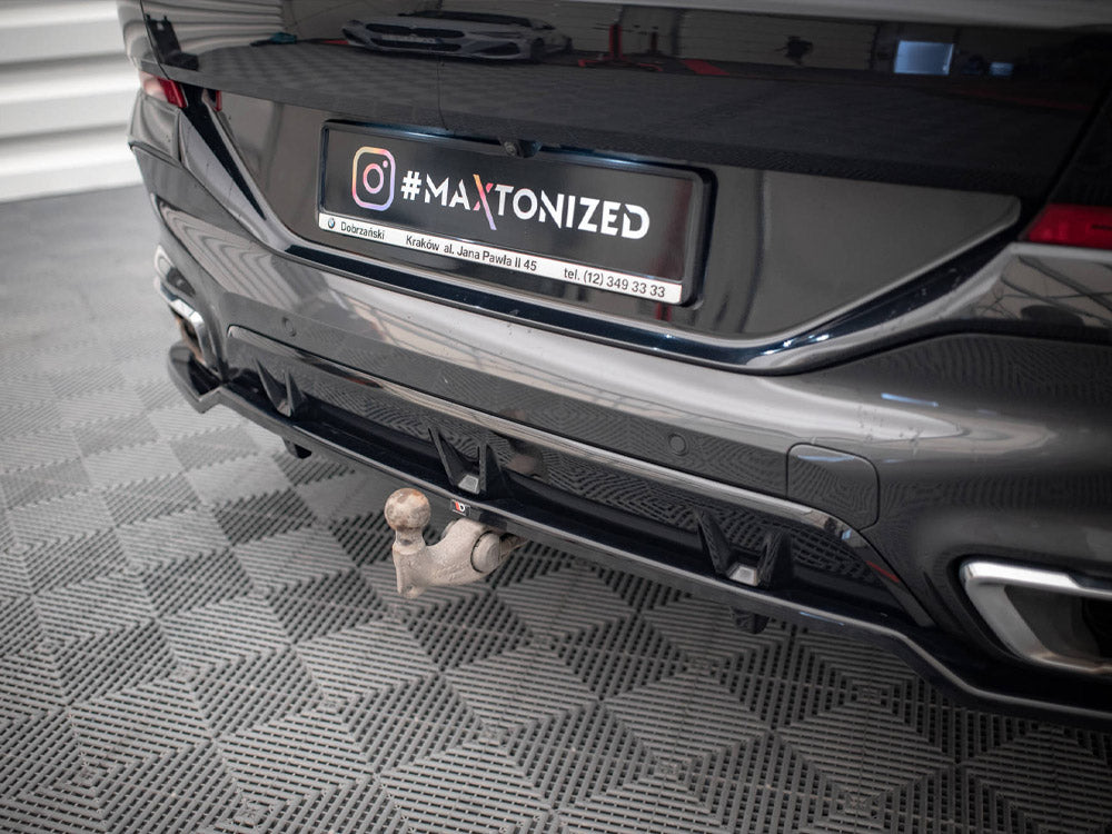 Rear Splitter (Vertical Bars) V.3 - BMW X6 (M-Pack G06)