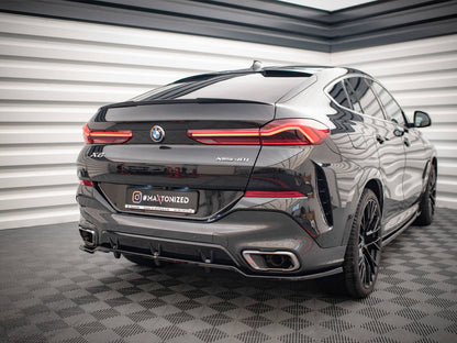 Rear Splitter (Vertical Bars) V2 - BMW X6 (M-Pack G06)