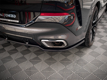 Rear Splitter (Vertical Bars) V2 - BMW X6 (M-Pack G06)