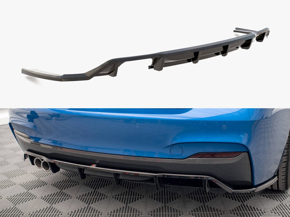 Rear Splitter (Vertical Bars) - BMW 2 Series (M-Pack F22)