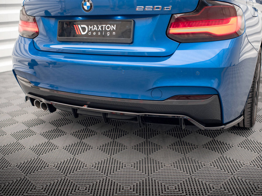 Rear Splitter (Vertical Bars) - BMW 2 Series (M-Pack F22)